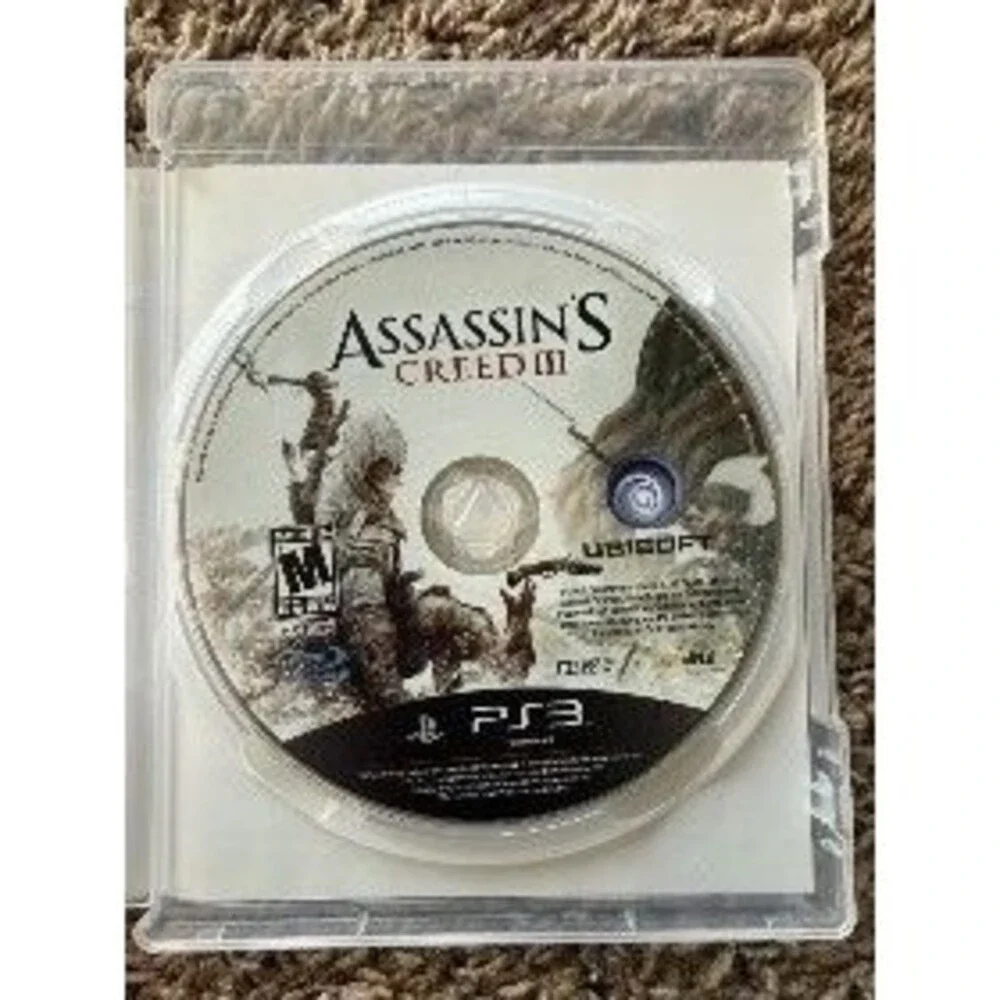 Ubisoft Assassin's Creed III PlayStation 3 PS3 Game Disc Case 2012
